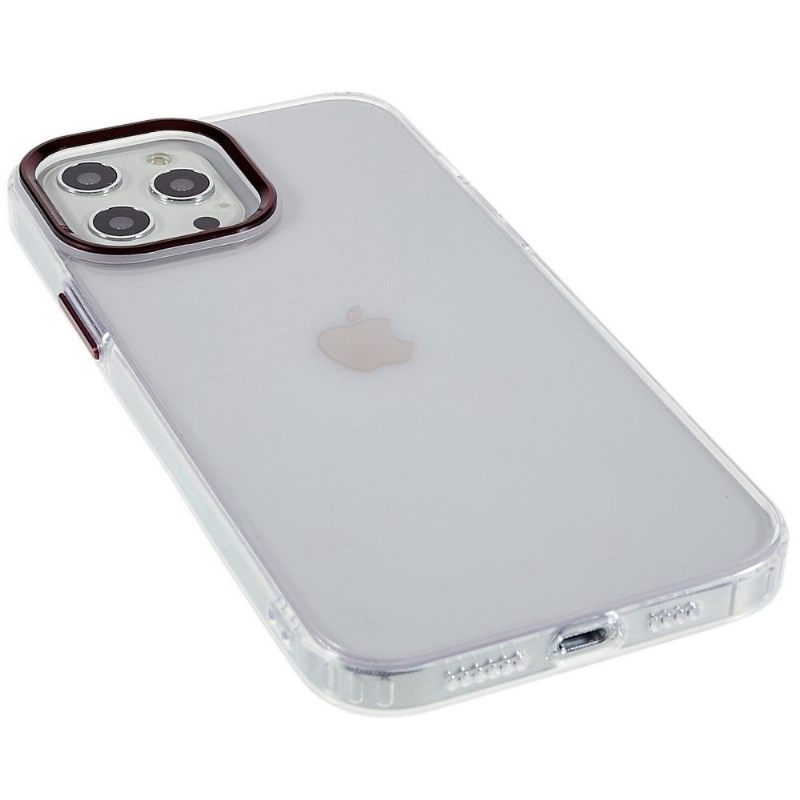 Hoesje voor iPhone 12 Pro Max Bescherming Hoesje Siliconen Rand