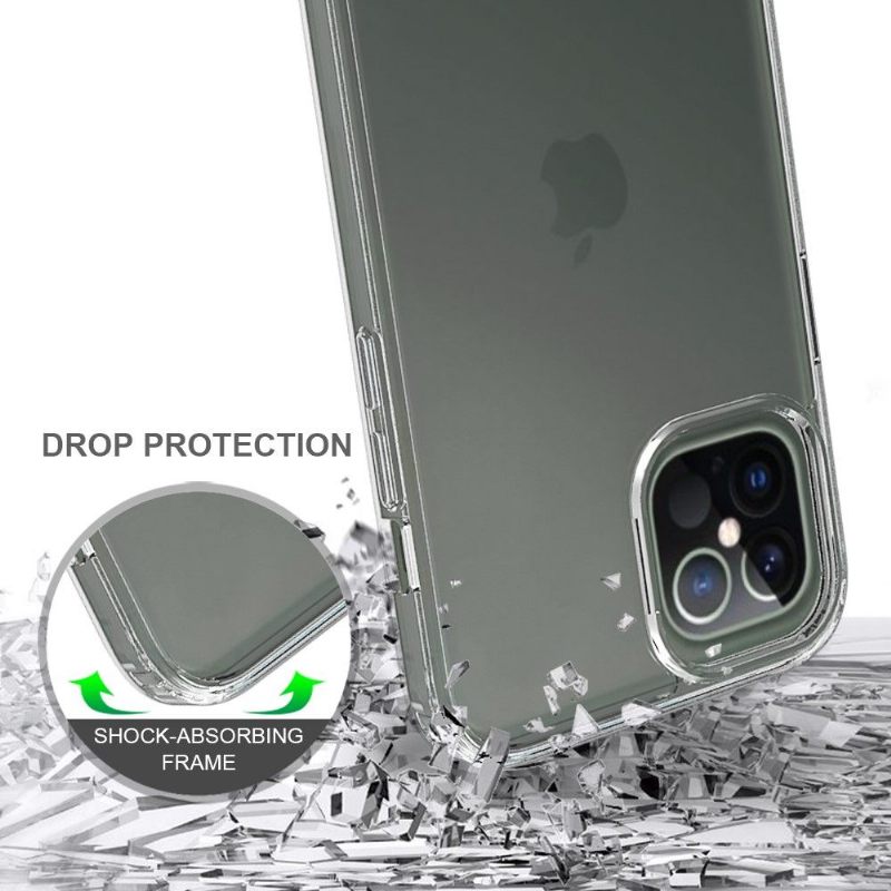 Hoesje voor iPhone 12 Pro Max Bescherming Hoesje Transparant