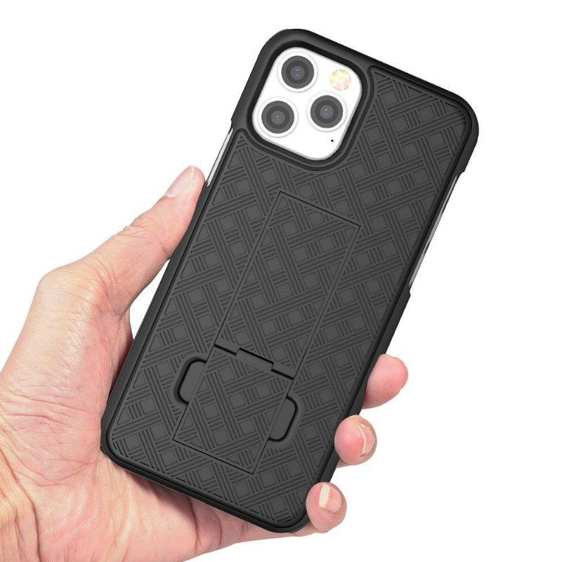 Hoesje voor iPhone 12 Pro Max Integraal Met Riemclip