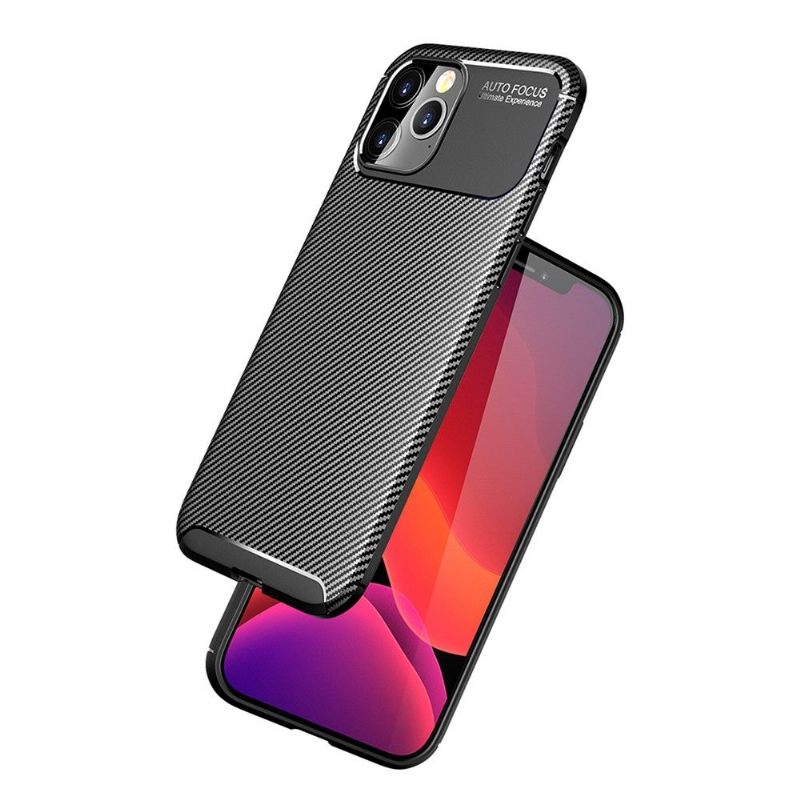 Hoesje voor iPhone 12 Pro Max Koolstofvezeleffect