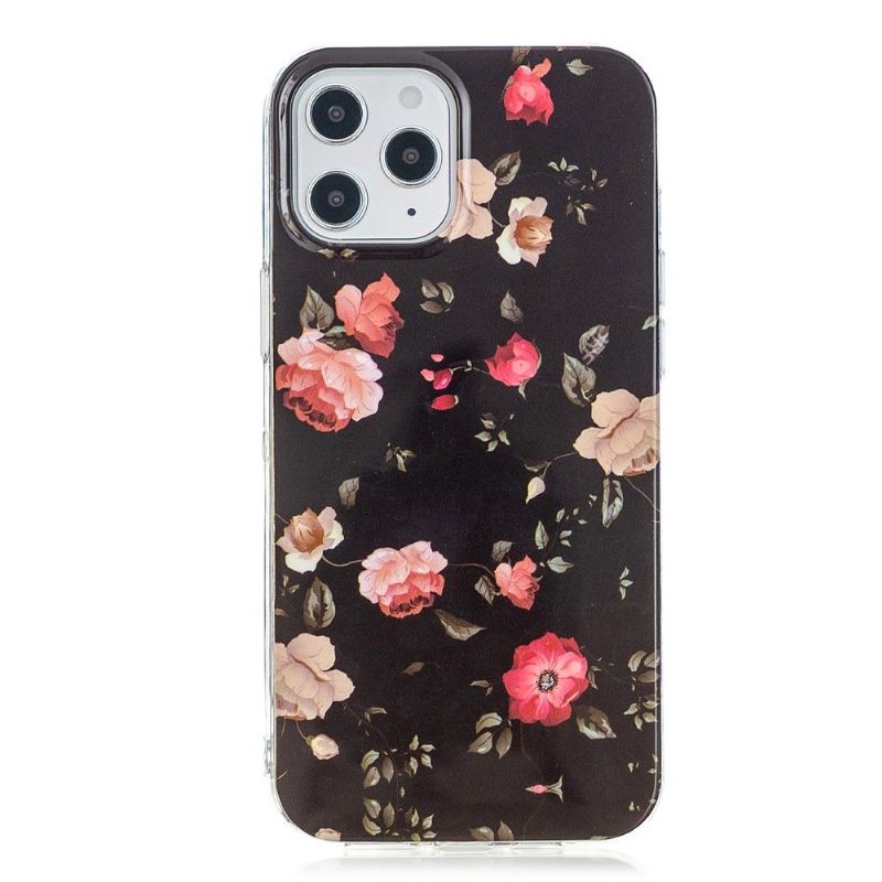 Hoesje voor iPhone 12 Pro Max Lichtgevende Bloemen