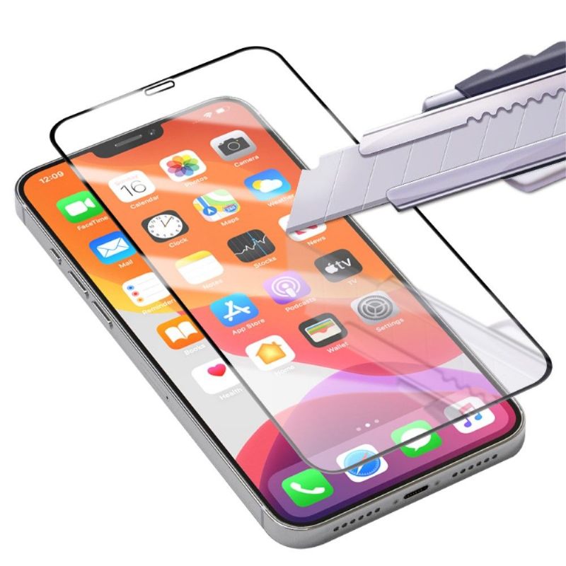 iPhone 12 Pro Max Schermbeschermer Van Gehard Glas Op Volledige Grootte