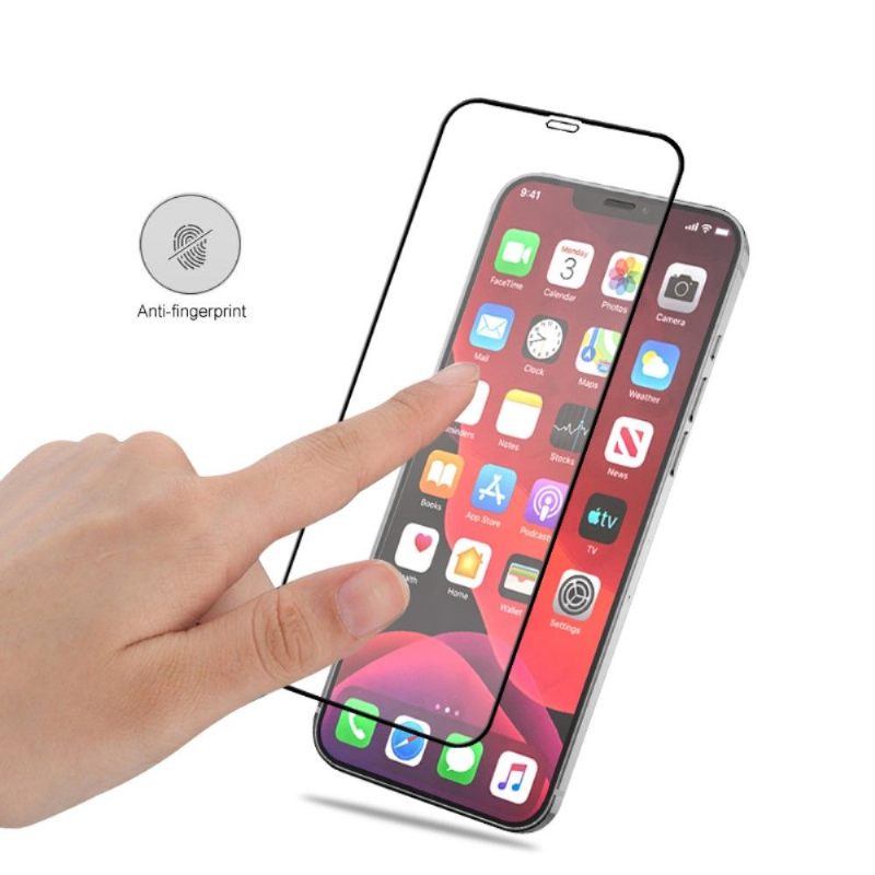 iPhone 12 Pro Max Schermbeschermer Van Gehard Glas Op Volledige Grootte