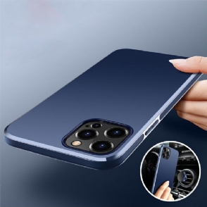Telefoonhoesje voor iPhone 12 Pro Max Magnetisch Simplisme - Marineblauw