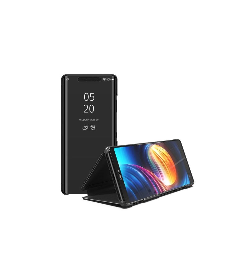 Telefoonhoesje voor Sony Xperia XZ3 Folio-hoesje Spiegeleffect