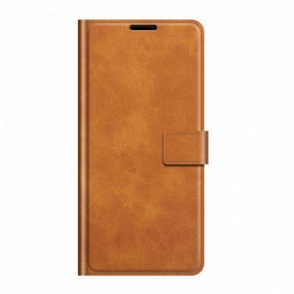 Flip Case voor Oppo A54 5G / A74 5G Klassieke Retro Lederen Stijl