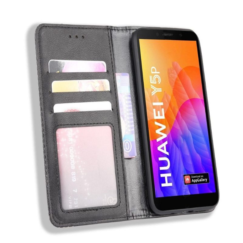 Case voor Huawei Y5p Bescherming Leer In Cirénius-stijl