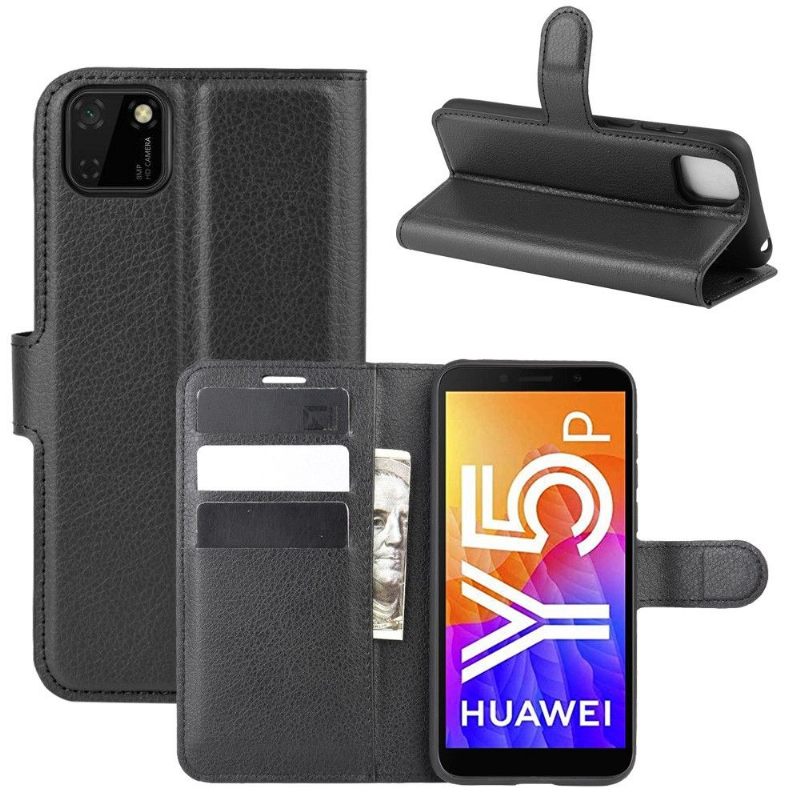 Folio-hoesje voor Huawei Y5p Portemonnee Leren Leerstijl