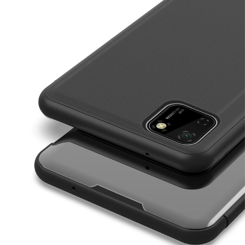 Telefoonhoesje voor Huawei Y5p Folio-hoesje Spiegeleffect