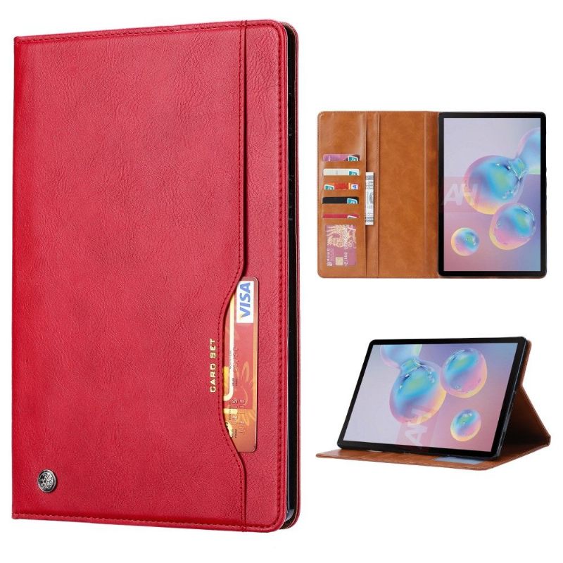 Folio-hoesje voor Samsung Galaxy Tab S7+ Anti-fall Kunstleer Stand Case