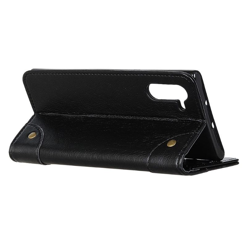 Flip Case voor OnePlus Nord Vintage Nappa