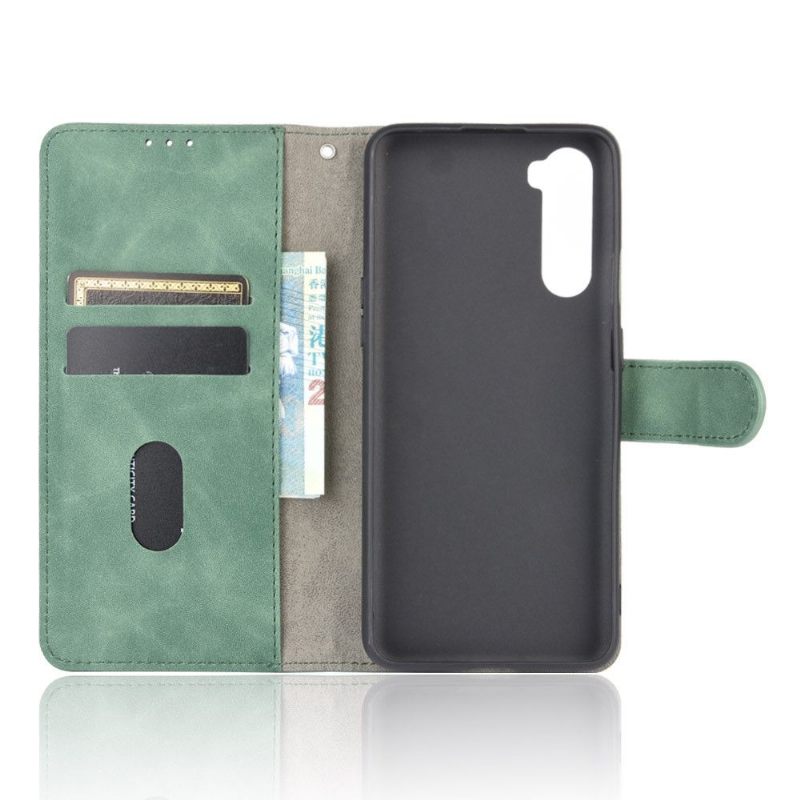 Leren Hoesje voor OnePlus Nord Folio-hoesje Groen Kunstleer