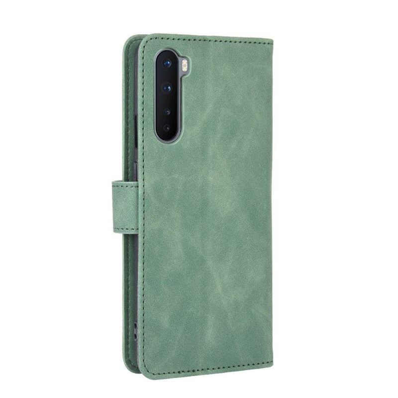 Leren Hoesje voor OnePlus Nord Folio-hoesje Groen Kunstleer