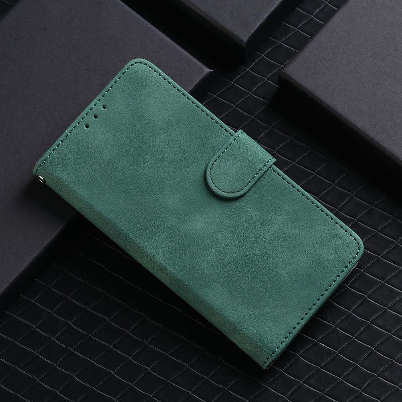 Leren Hoesje voor OnePlus Nord Folio-hoesje Groen Kunstleer