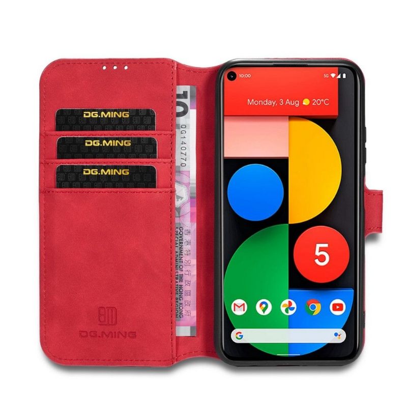 Folio-hoesje voor Google Pixel 4a 5G Dg Ming Retro Stijl