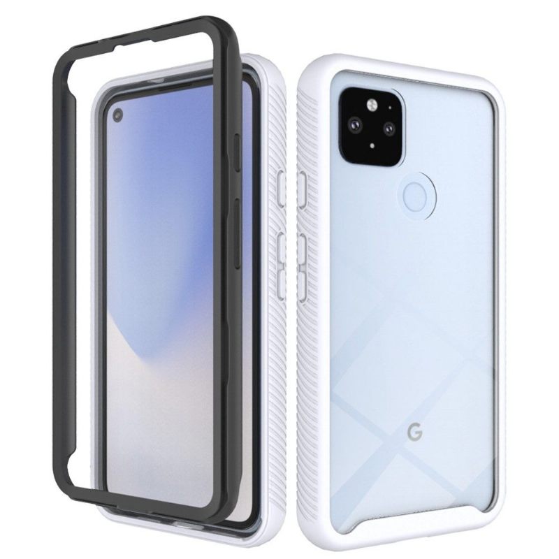 Telefoonhoesje voor Google Pixel 4a 5G Bescherming Hybride Doorzichtige Achterkant Schokbestendig