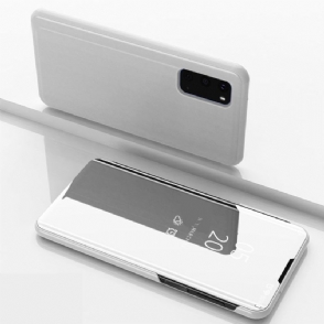 Hoesje voor Samsung Galaxy S20 Folio-hoesje Spiegeleffect