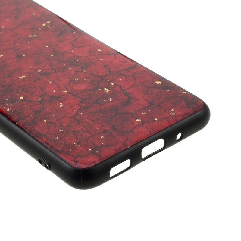 Hoesje voor Samsung Galaxy S20 Glam Bladgoud Coating