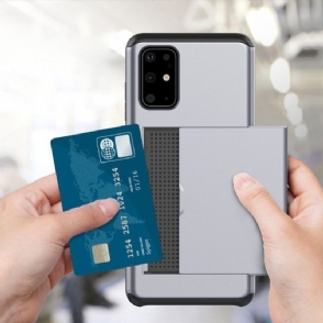 Telefoonhoesje voor Samsung Galaxy S20 Bescherming Locard-kaarthouder Met Mat Effect