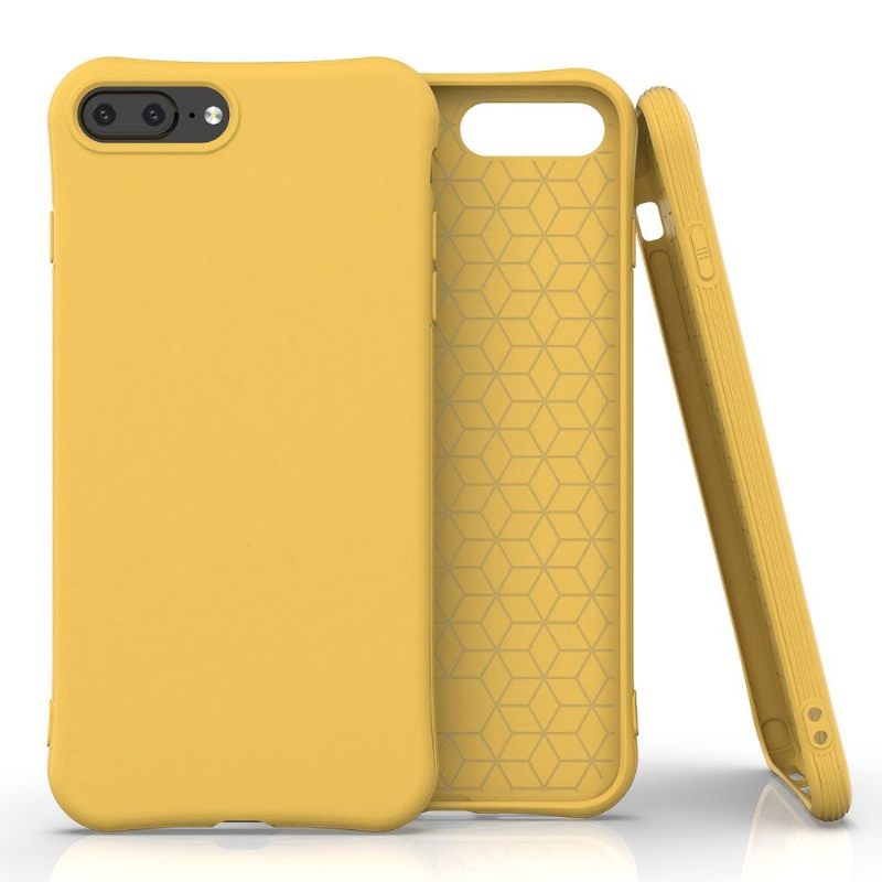 Hoesje voor iPhone 8 Plus / 7 Plus Anti-fall Witte Siliconen