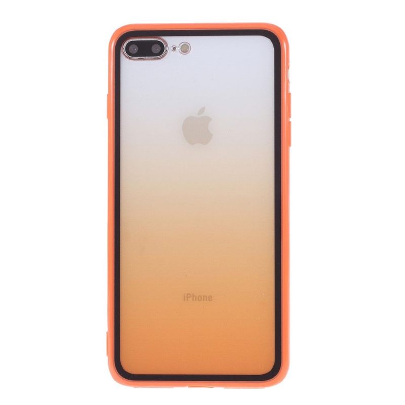 Telefoonhoesje voor iPhone 8 Plus / 7 Plus Transparant Verloop