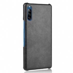 Hoesje voor Sony Xperia L4 Premium Leereffect