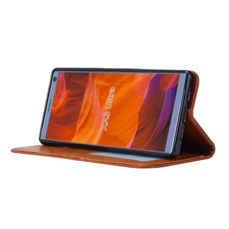 Case voor Sony Xperia 10 Bescherming Leren Stand Case