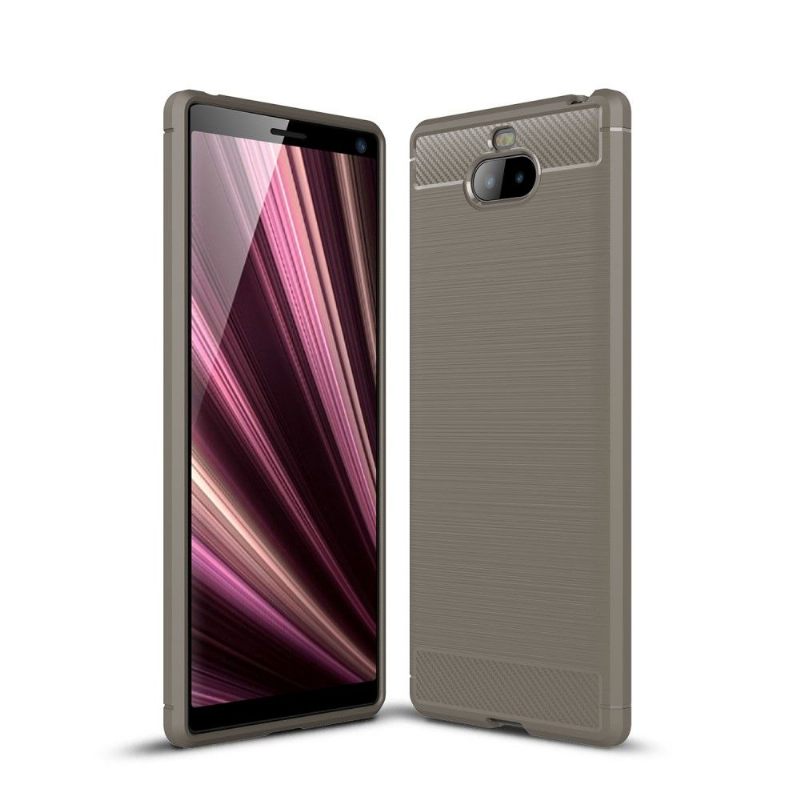 Hoesje voor Sony Xperia 10 Koolborstel Gel