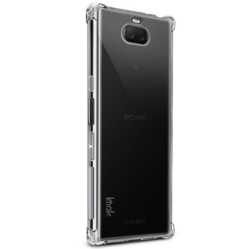 Hoesje voor Sony Xperia 10 Transparant + Beschermfolie