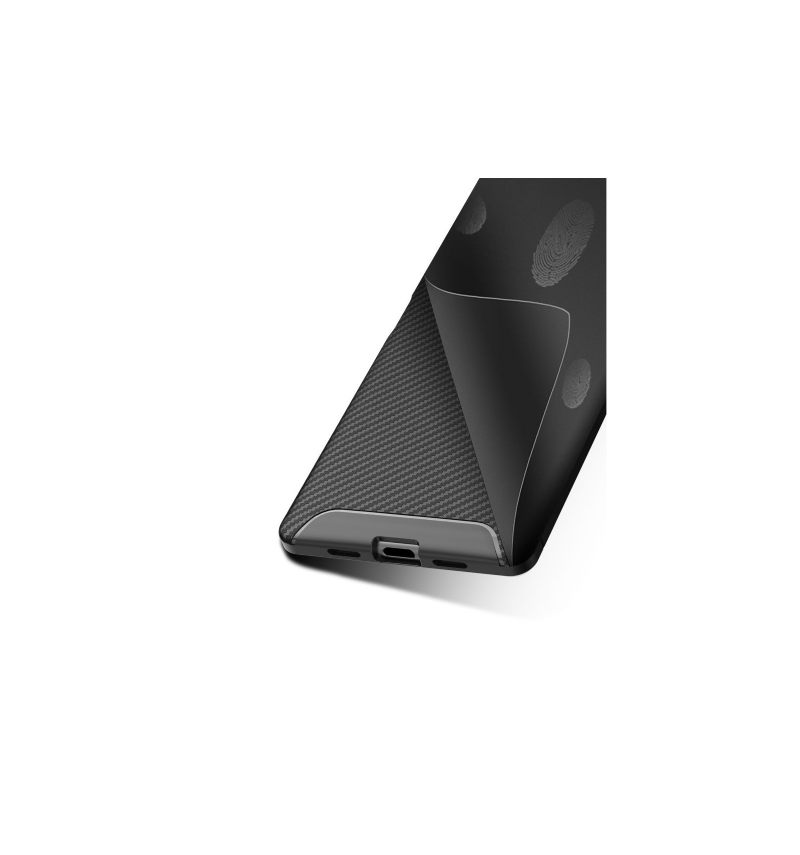 Telefoonhoesje voor Sony Xperia 10 Bescherming Karbon Classy In Gel