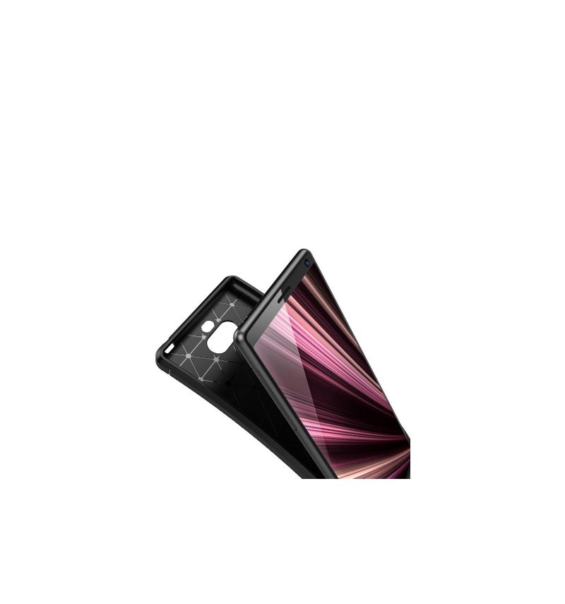 Telefoonhoesje voor Sony Xperia 10 Bescherming Karbon Classy In Gel