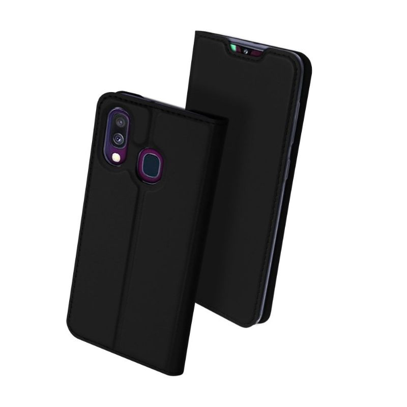 Cover voor Samsung Galaxy A40 Anti-fall Zakelijk Kunstleer