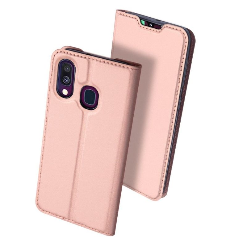 Cover voor Samsung Galaxy A40 Anti-fall Zakelijk Kunstleer