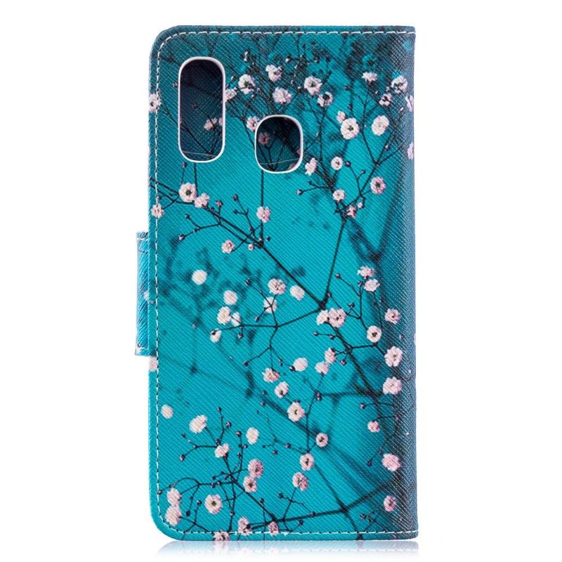 Cover voor Samsung Galaxy A40 Folio-hoesje Bloeiende Takken