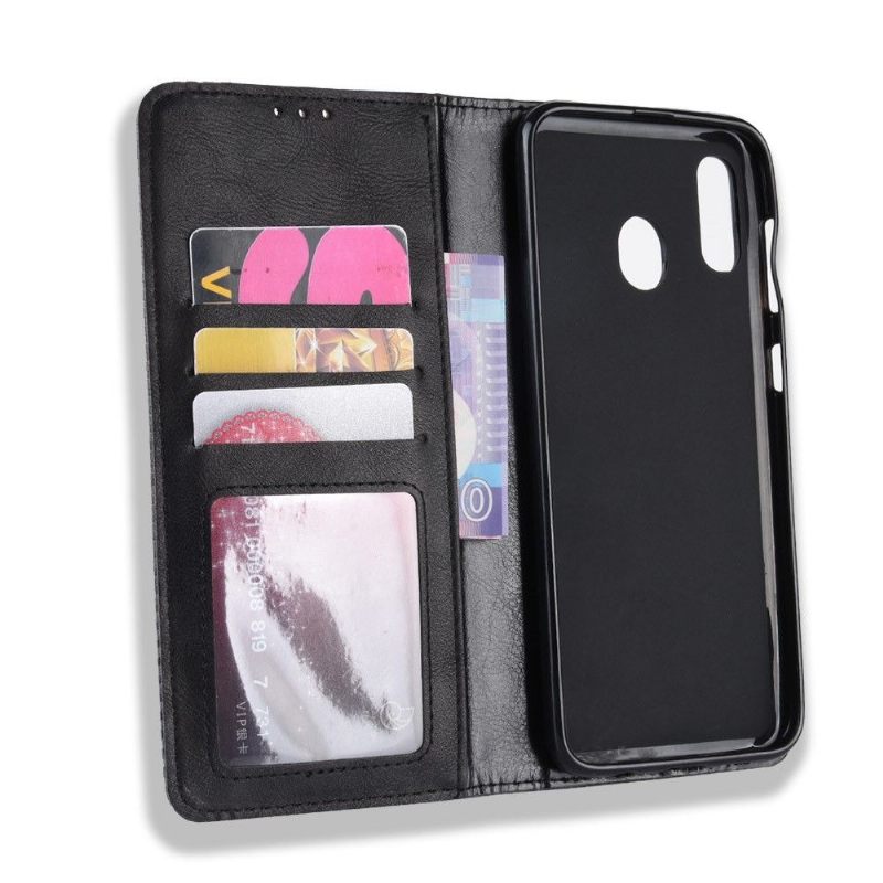 Cover voor Samsung Galaxy A40 Leerstijl Le Cirénius