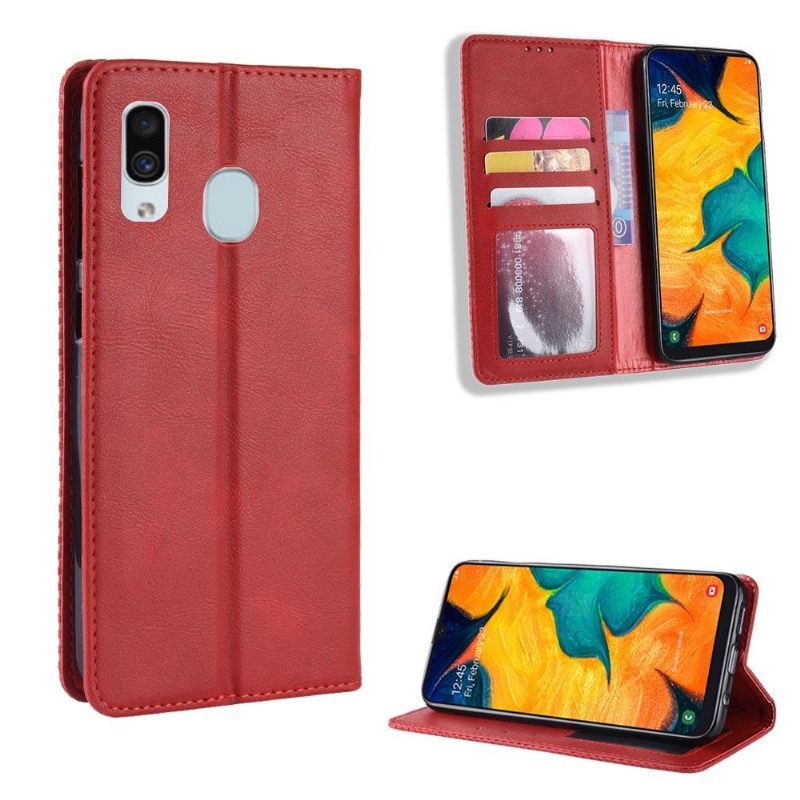 Cover voor Samsung Galaxy A40 Leerstijl Le Cirénius