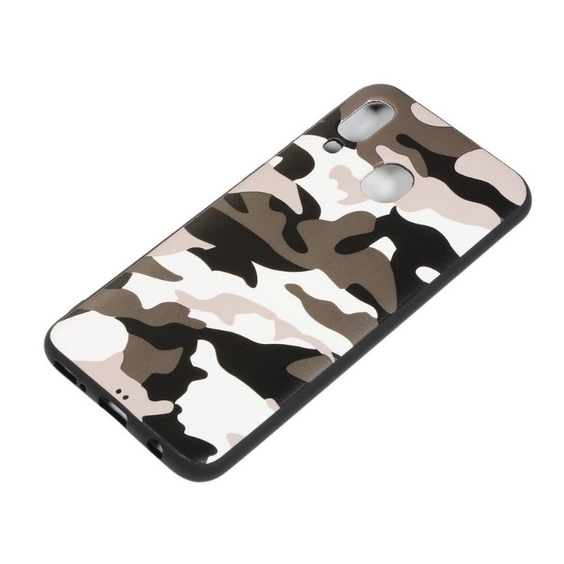 Hoesje voor Samsung Galaxy A40 Anti-fall Militaire Camo Gel