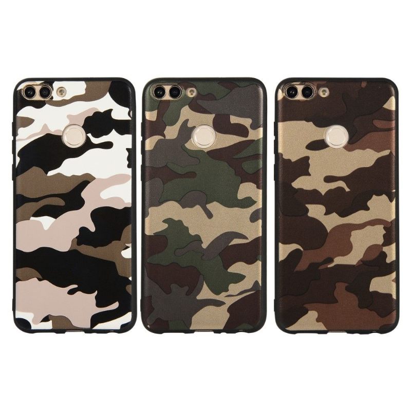 Hoesje voor Samsung Galaxy A40 Anti-fall Militaire Camo Gel