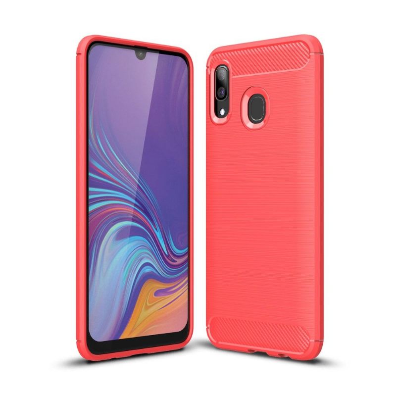 Hoesje voor Samsung Galaxy A40 Koolborstel Gel