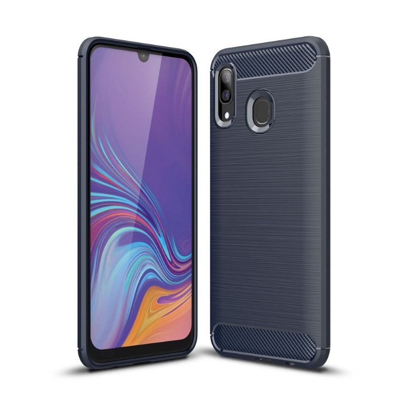 Hoesje voor Samsung Galaxy A40 Koolborstel Gel