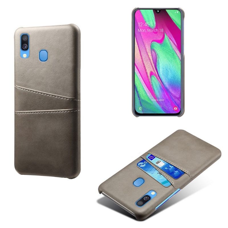 Hoesje voor Samsung Galaxy A40 Melody Leder Effect Kaarthouder