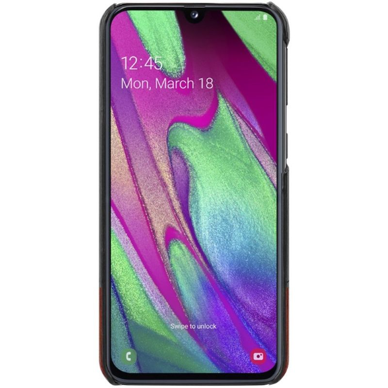 Telefoonhoesje voor Samsung Galaxy A40 Bescherming Imak Bicolor Imitatieleer