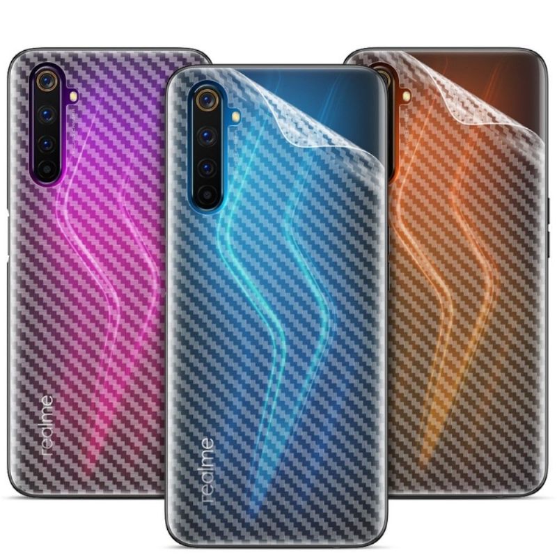 Carbon Achterste Films Voor Realme 6 Pro (2 Stuks)