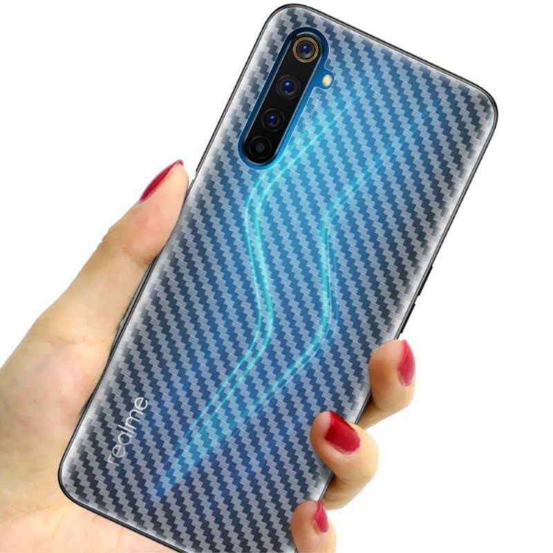 Carbon Achterste Films Voor Realme 6 Pro (2 Stuks)