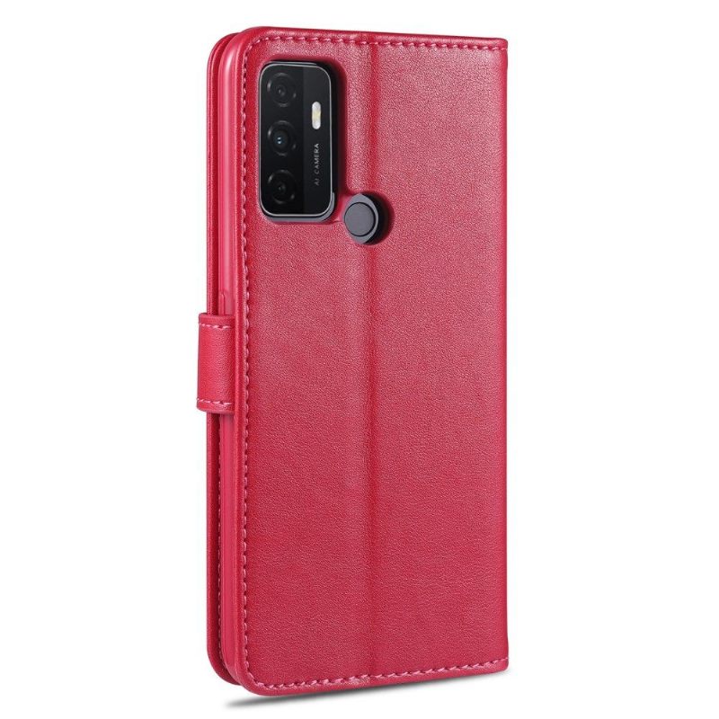 Flip Case voor Oppo A53 Azns Leereffect