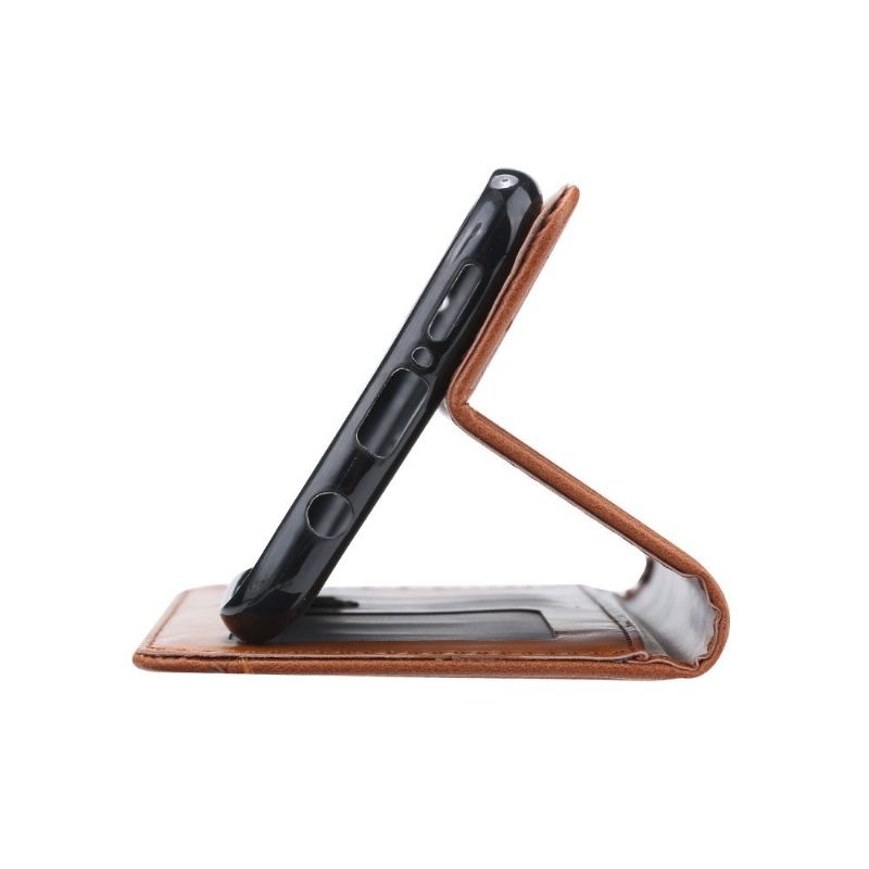 Flip Case voor Xiaomi Redmi Note 8 Pro Leren Effect Stand Case