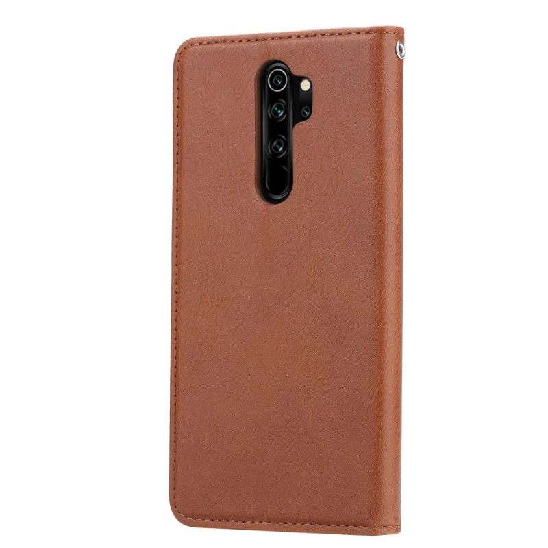 Flip Case voor Xiaomi Redmi Note 8 Pro Leren Effect Stand Case