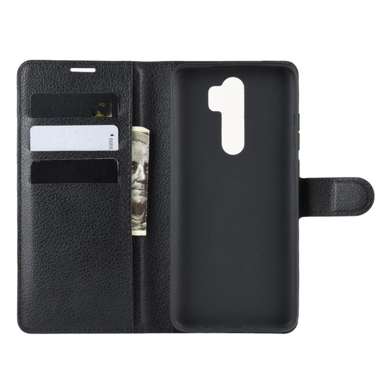 Flip Case voor Xiaomi Redmi Note 8 Pro Portemonnee Leren Leerstijl - Zwart