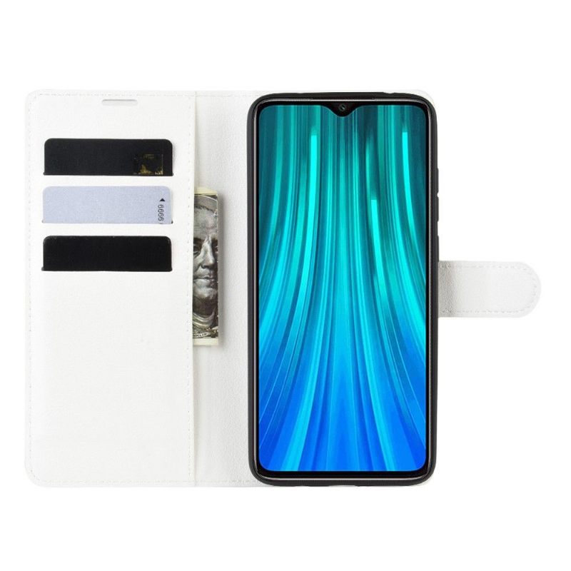 Flip Case voor Xiaomi Redmi Note 8 Pro Portemonnee Leren Leerstijl - Zwart