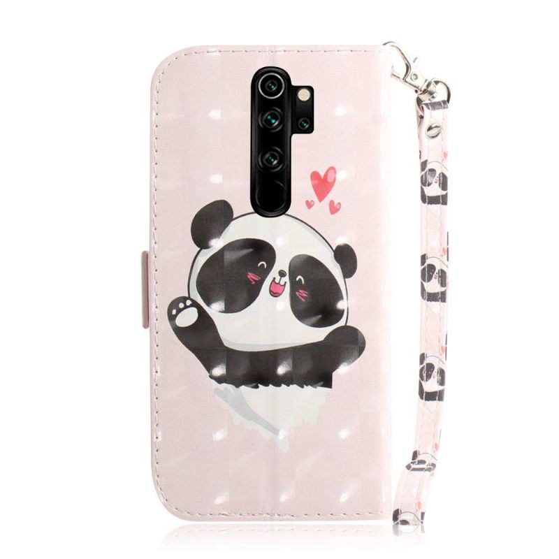 Flip Case voor Xiaomi Redmi Note 8 Pro Schattige Panda